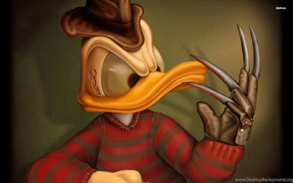 Donald Duck As Freddy Krueger Wallpapers