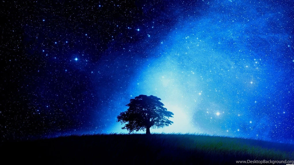 Starry Night Desktop Wallpapers Wallpapers Cave