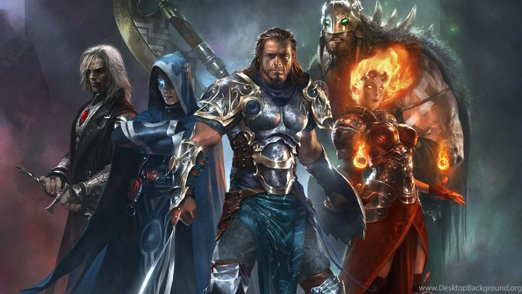 Fire Magic: The Gathering Weapons Armor Magic Cloaks Axes Artwork ...