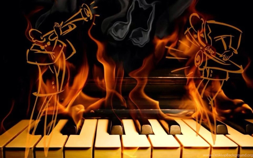 1920x1200 Jazz, Piano, Fire, Flame, Jazz Piano Fire Flame ...