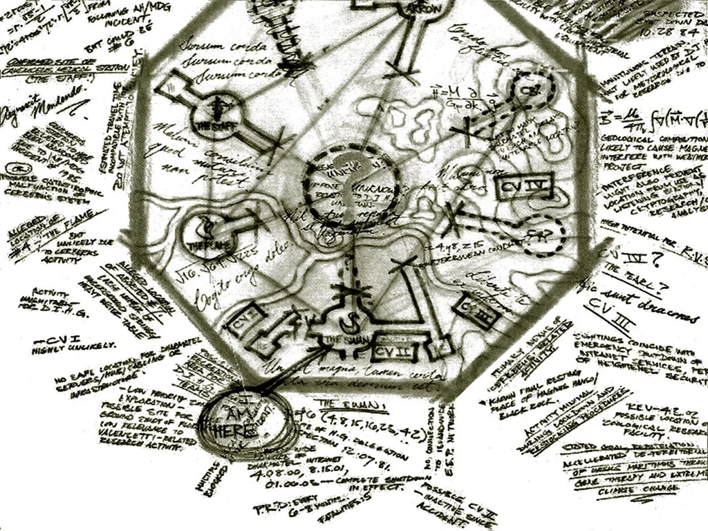 The Plan Of Objects DHARMA   Lost Wallpapers And Images ...