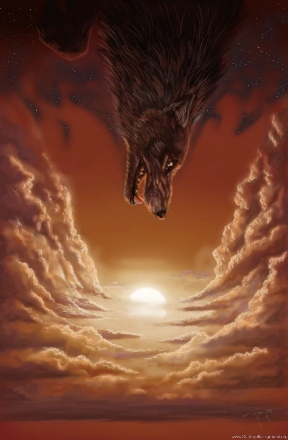 DeviantArt: More Like FENRIR And The Barghest By Hallowing