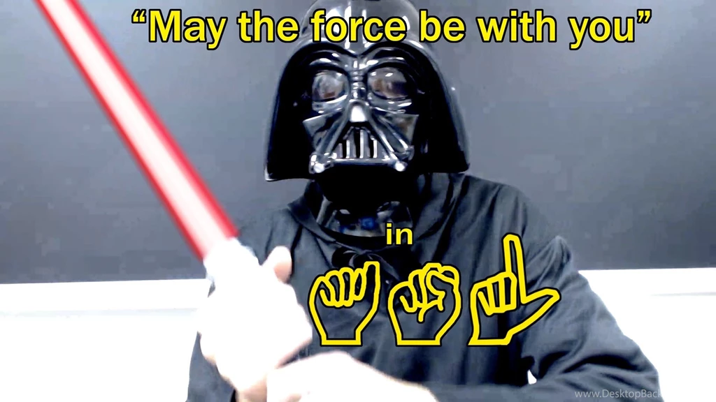 Star Wars' "May The Force Be With You"