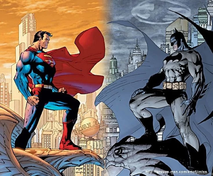 Classic Superman & Batman Superhero Wallpapers / Comic Posters By ...