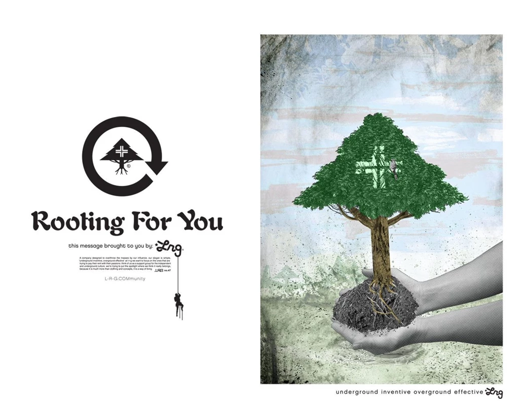 L R G Lifted Research Group LRG Bully Peacoat L Black Gray New