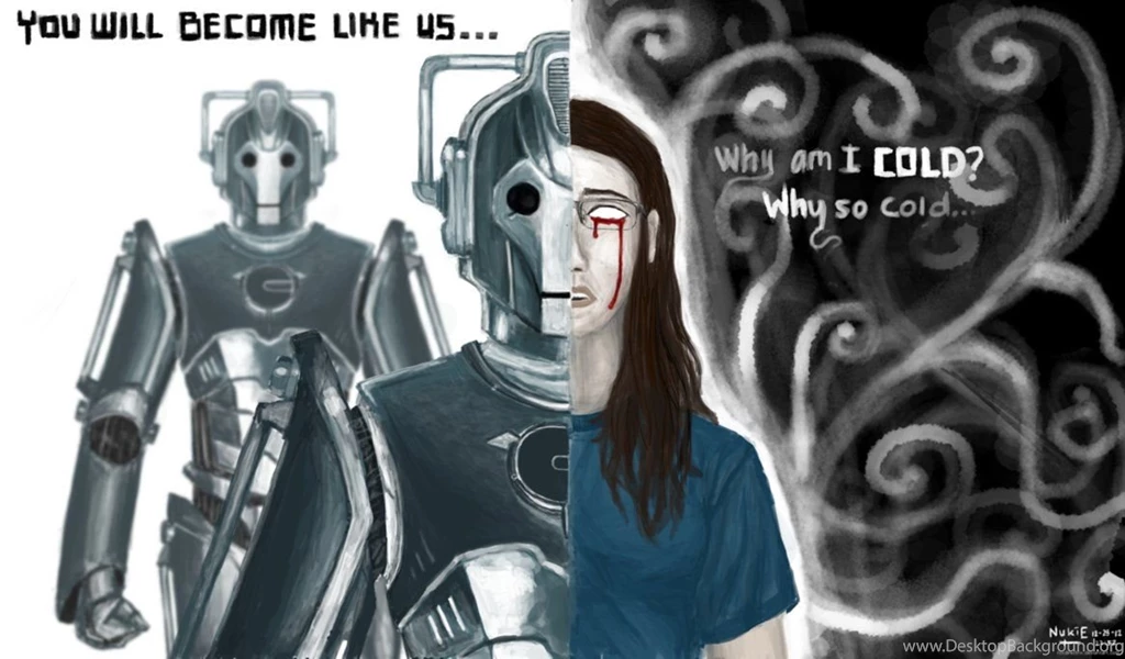 The Two Sides Of A Cyberman By Rcxdirectrix On DeviantArt