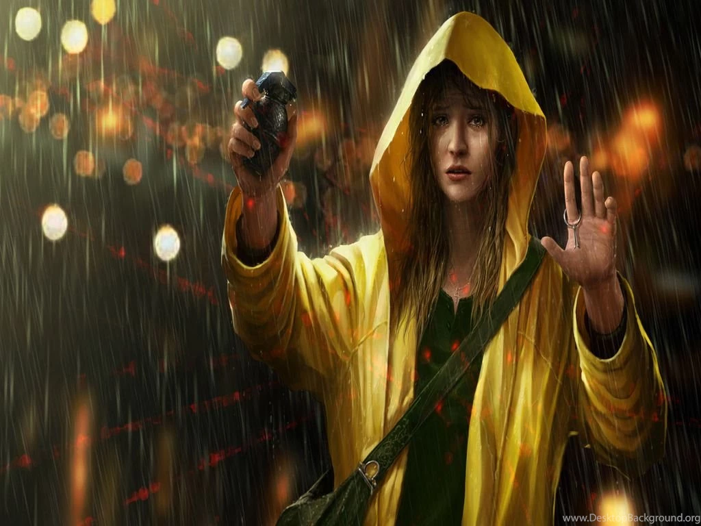 Wallpapers Sad Girl Free With Grenade The 1024x768