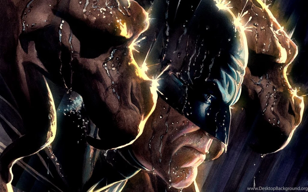 Closeup Batman With Gargoyles Wallpapers (14151) Wallpaperesque