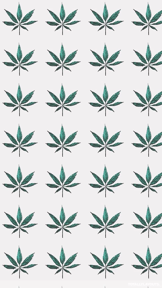 Lined Weed Leaves iPhone Wallpapers   Hipster Wallpapers