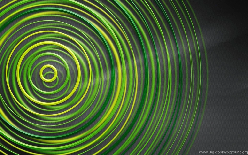 Abstract, Digital Art, Geometry, Circle, Simple Background, Green ...