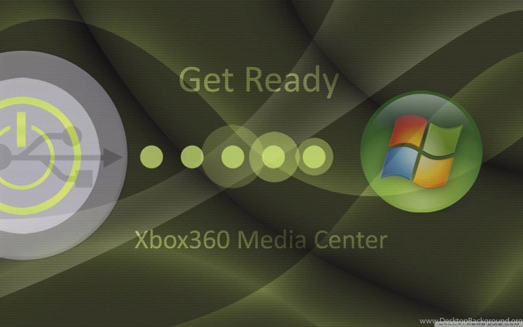 Xbox 360 Media Center Get Ready Green HD Desktop Wallpapers ...