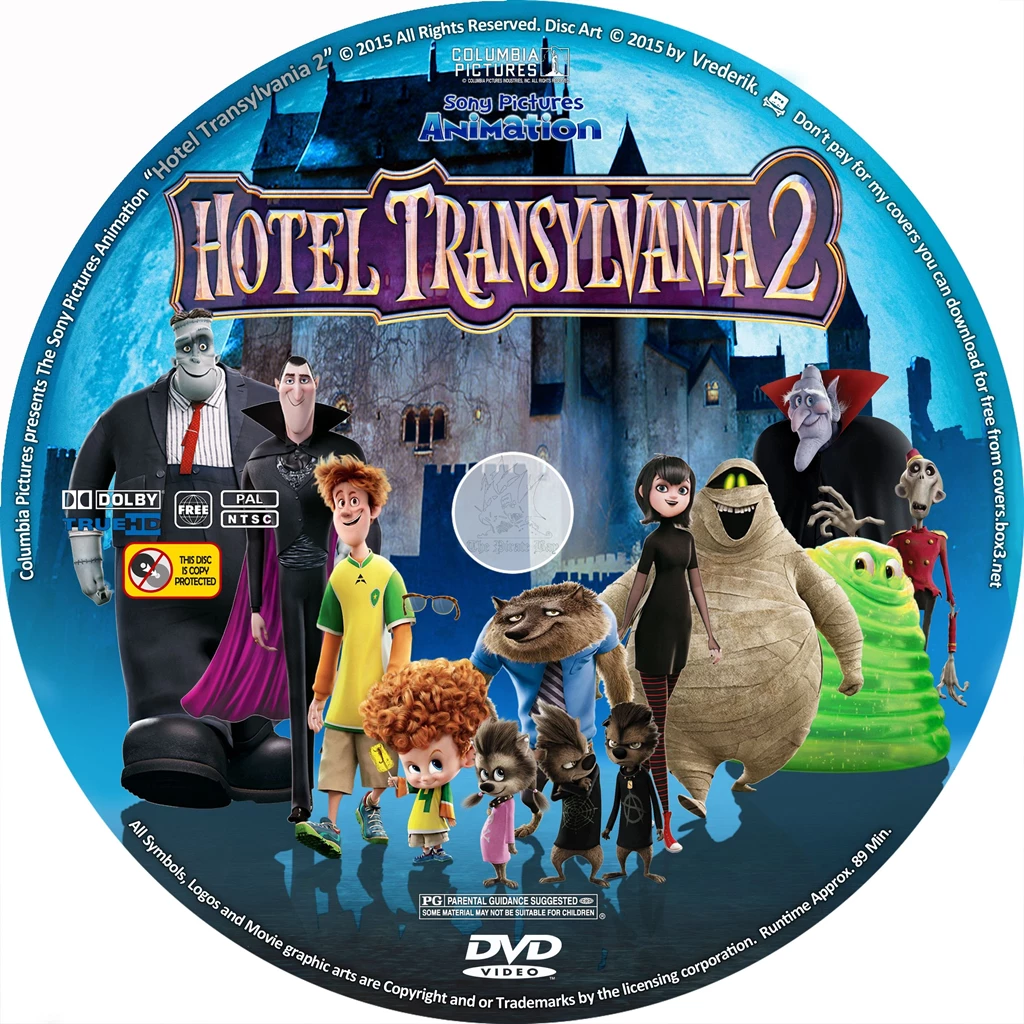 COVERS.BOX.SK ::: Hotel Transylvania 2 (2015) Blu ray/3D & DVD + ...