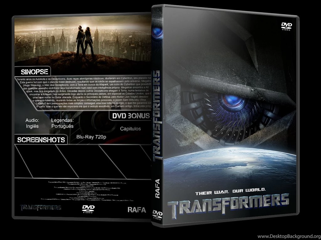 DeviantArt: More Like Transformers DVD Cover By RafaDBZporto