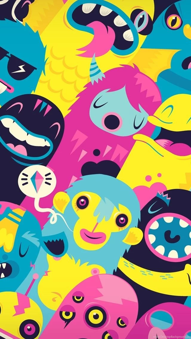 Monsters iPhone 5s Wallpapers Download