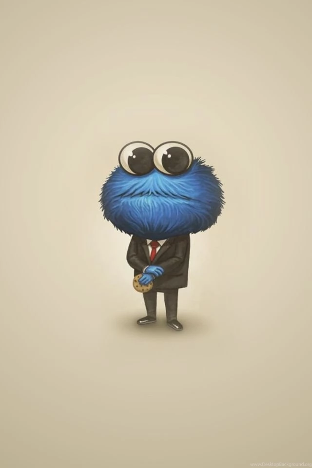 640x960 Sesame Street Cookie Monster Iphone 4 Wallpapers
