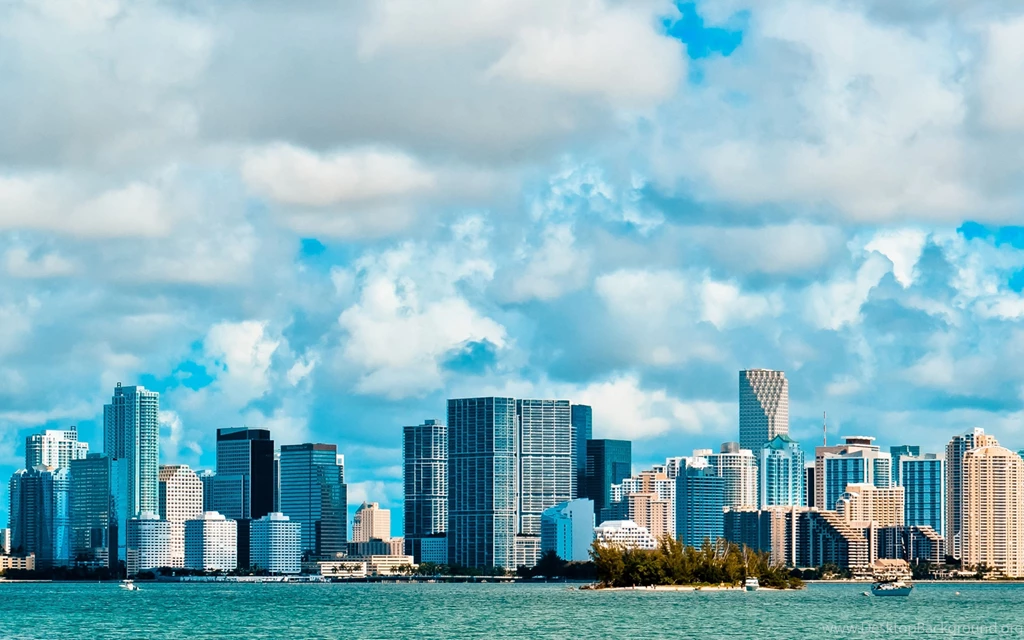 Download Wallpapers 3840x2400 Miami, Usa, America, Miami Beach, Sky ...
