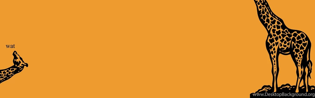 Wat Giraffe Dual Screen Wallpapers