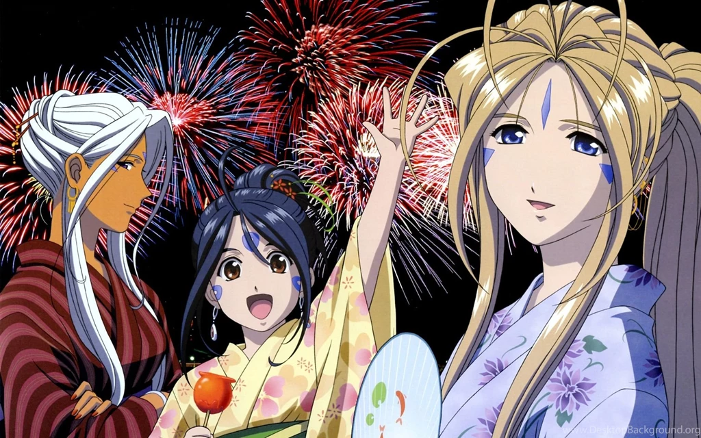 Firework Anime Happy New Year 2014 Wallpapers
