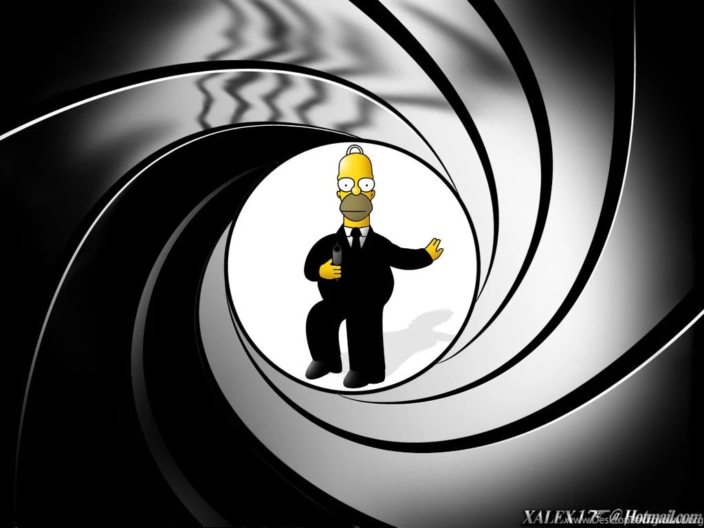 Wallpapers Homer Simpson Bom Era Quando 1024x768