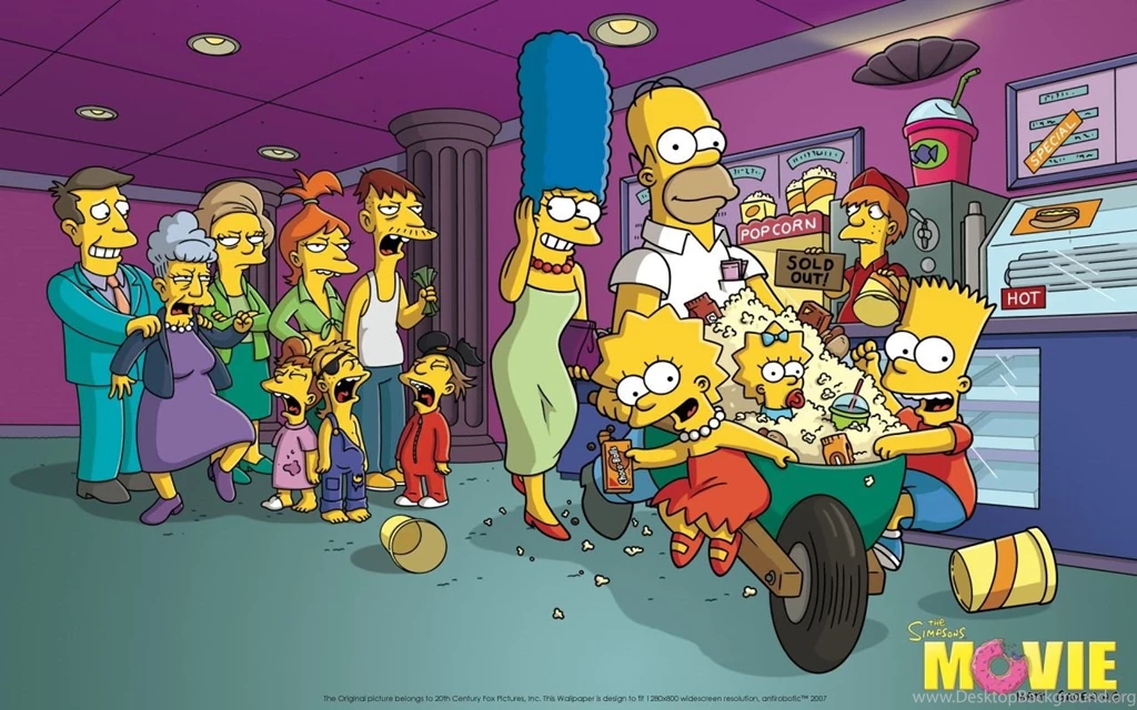 Wallpapers Simpsons Patrice The Movie Widescreen Jpg 1280x800 ...