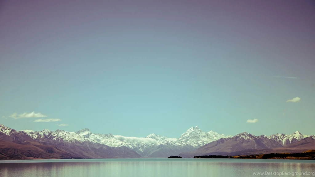 Blue Sky, Snowy Mountains HD Wallpapers