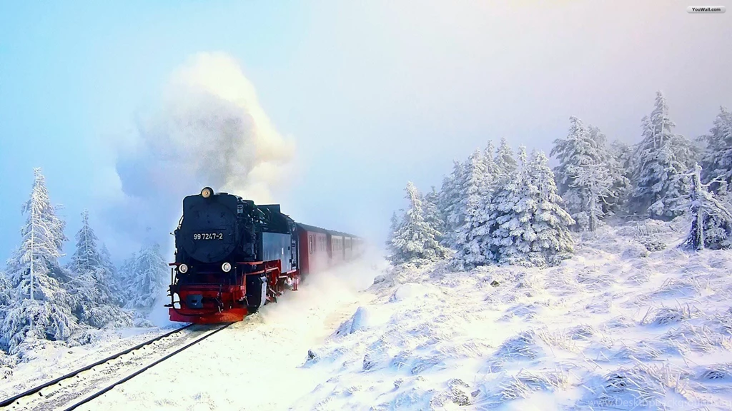 YouWall   Winter Train Wallpapers   Wallpaper,wallpapers,free ...