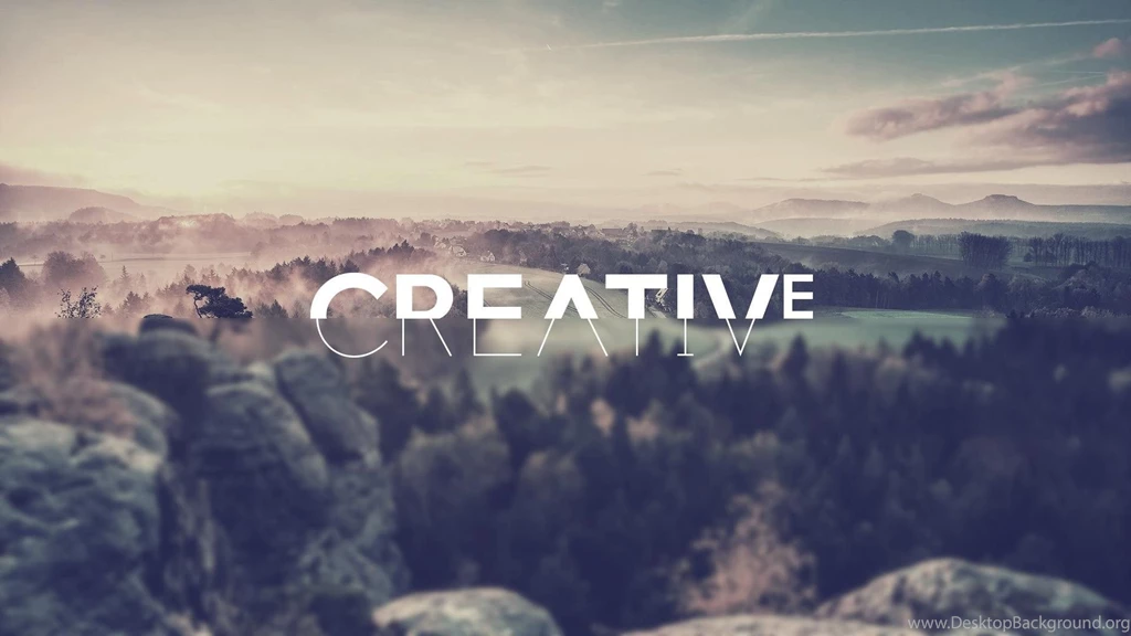 Landscape, Typography, Blurred, Filter, Creativity Wallpapers HD