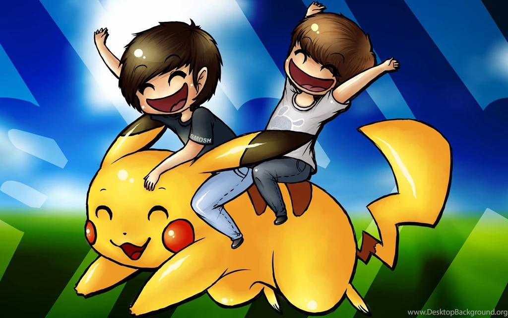 Smosh W/ Pikachu   Smosh Wallpapers (25405284)   Fanpop