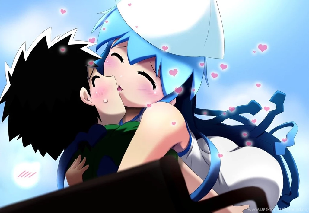 Wallpapers Shinryaku! Ika Musume Anime Image