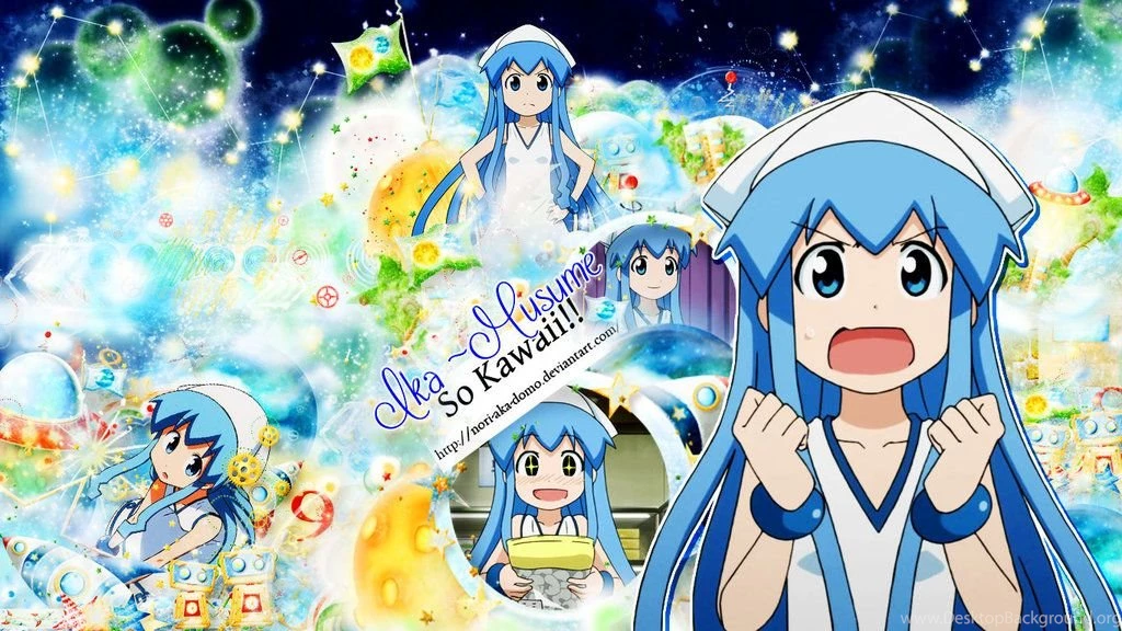 Wallpapers No.3 : Ika Musume By Nori Aka Domo On DeviantArt