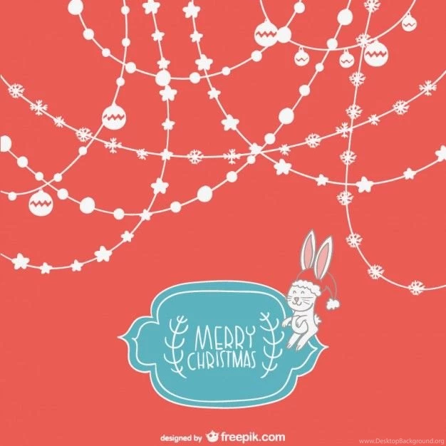 Cute Merry Christmas Backgrounds Vector