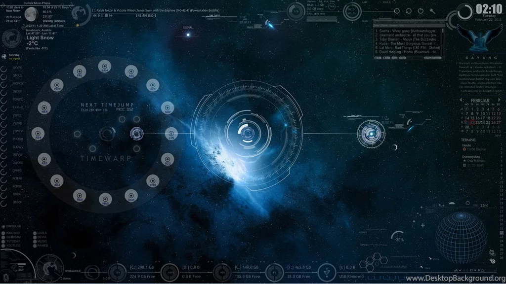 Timewarp Rainmeter By Rayang1 On DeviantArt