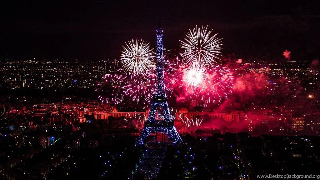Awesome fireworks on paris city Eiffel Tower download best desktop hd widescreen wallpapers of eiffel tower for free 1024x576.jpg