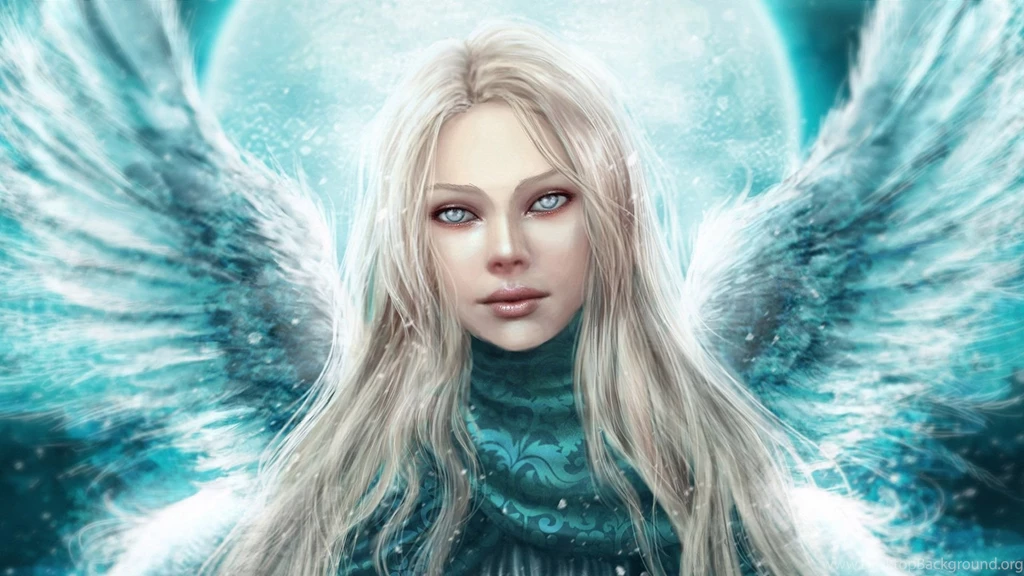 Download Wallpapers 1920x1080 Angel, Girl, Wings, Eyes, Darling ...
