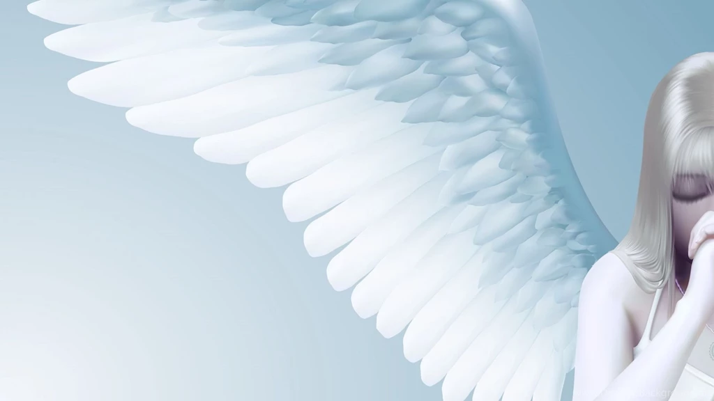 Download Wallpapers 1920x1080 Angel, Girl, Wings, Light Full HD ...
