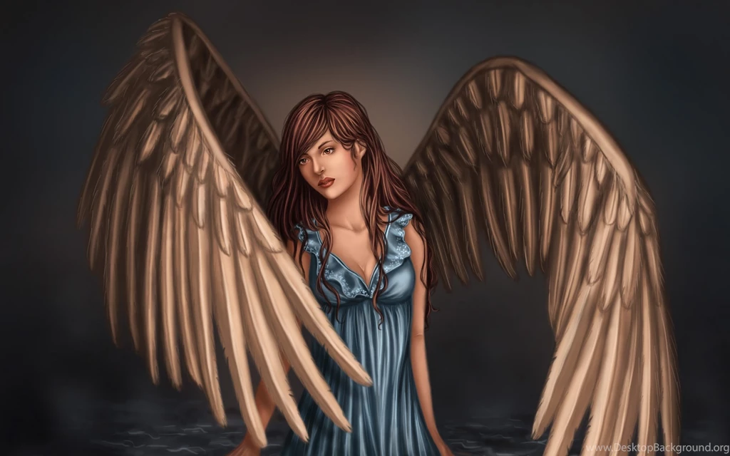 Angel Girl With Wings HD Wallpapers For Desktop & Mobile
