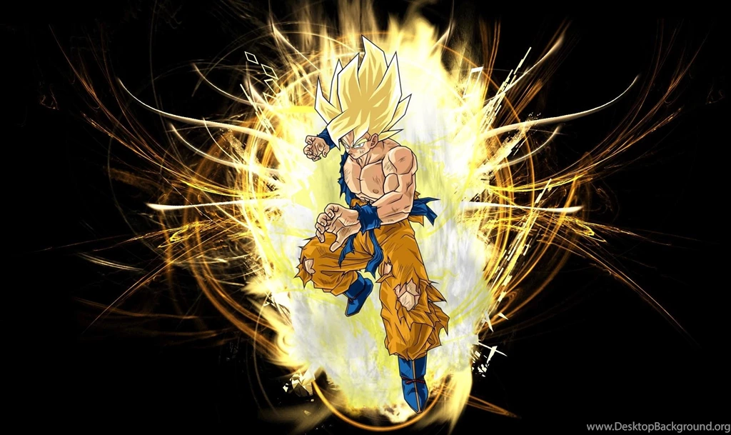 Flaming Super Saiyan Goku   (