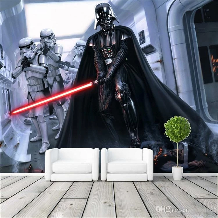 Modern Darth Vader Wall Mural Star Wars Photo Wallpapers Large Wall ...