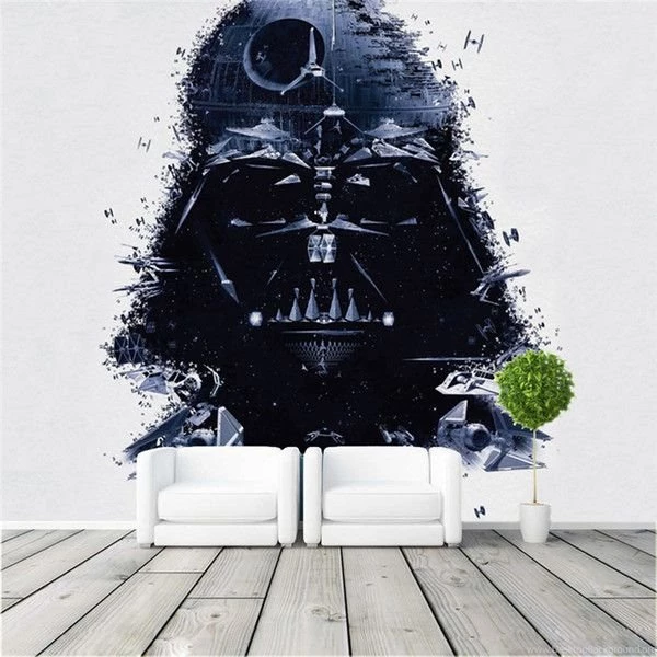 Wholesale Star Wars Photo Wallpapers Large Wall Art Darth Vader ...