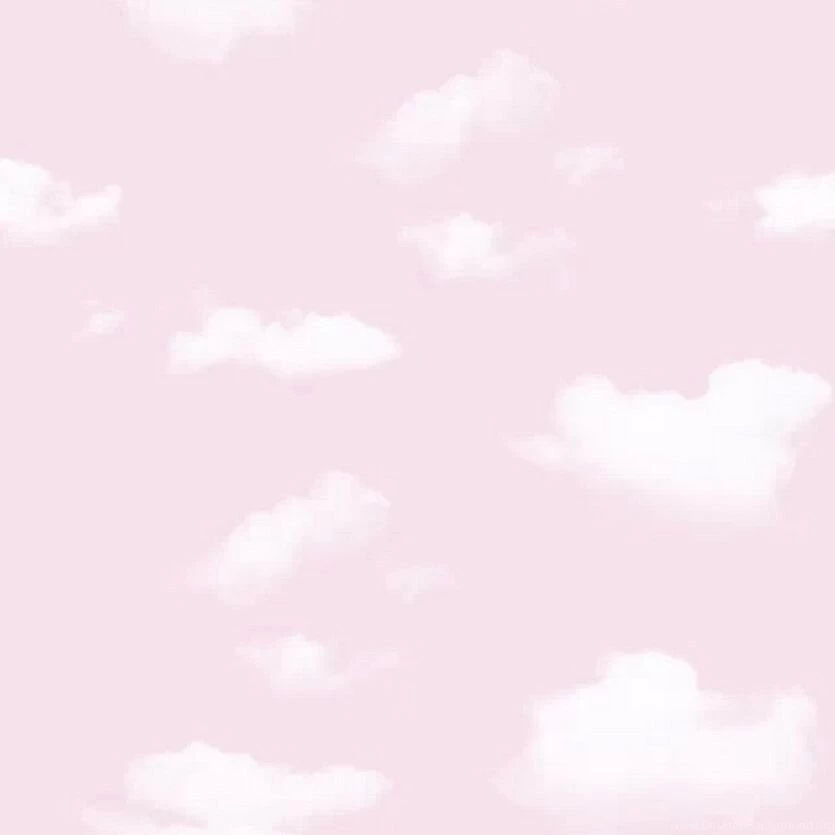 Kid Cartoon Room Wallpapers Blue Sky White Clouds Children Bedroom ...