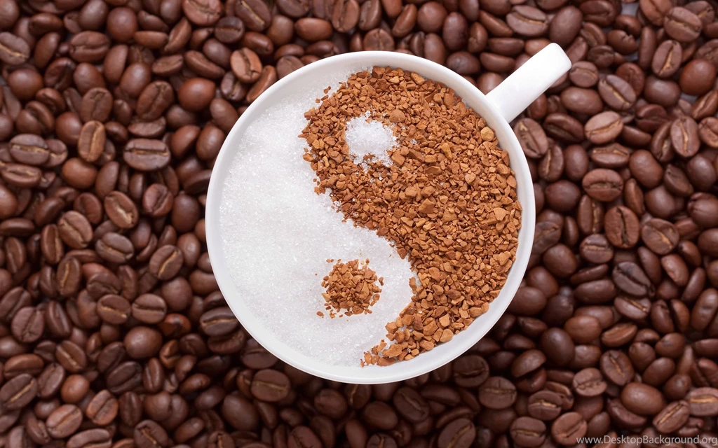 Coffee Ying Yang Wallpapers