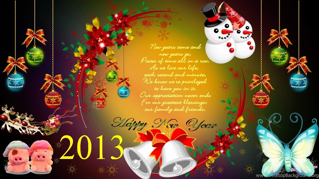 Download Happy New Year 2013 & Merry Christmas Wallpapers HD FREE ...