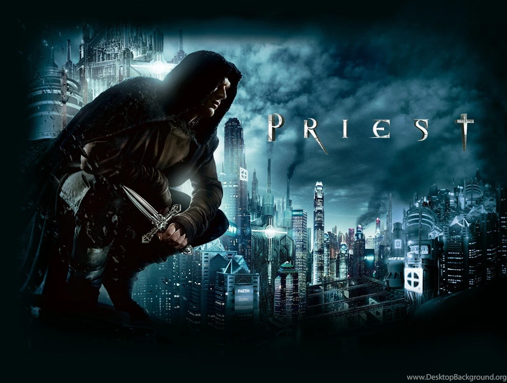 PRIEST Action Fantasy Horror Vampire Apocalyptic Dark Wallpapers ...