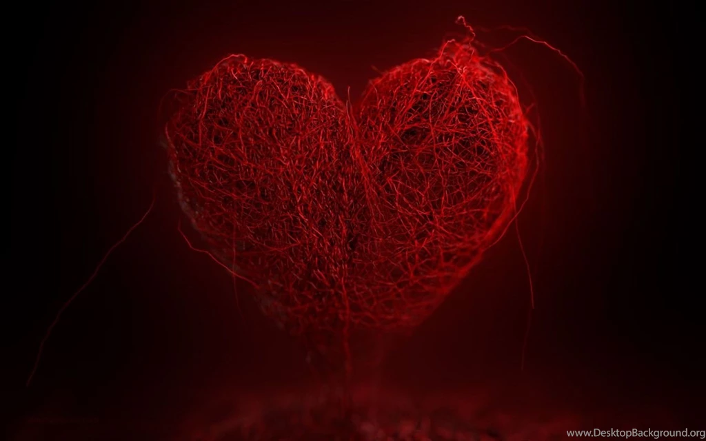 Abstract Heart Backgrounds In 1280x800 Resolution