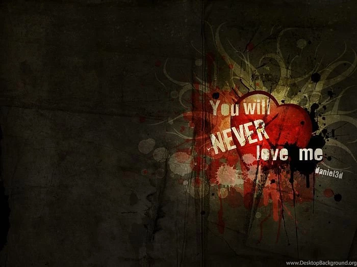 You Will Never Love Me   Abstract Valentine Heart Wallpapers 2 ...