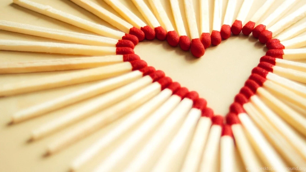 Match Red Heart Abstract Love HD Wallpapers Wallpapers (