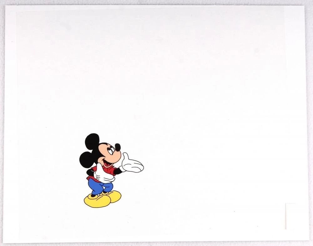 Mickey Mouse" Disney Original Vintage Animation Cel With ...