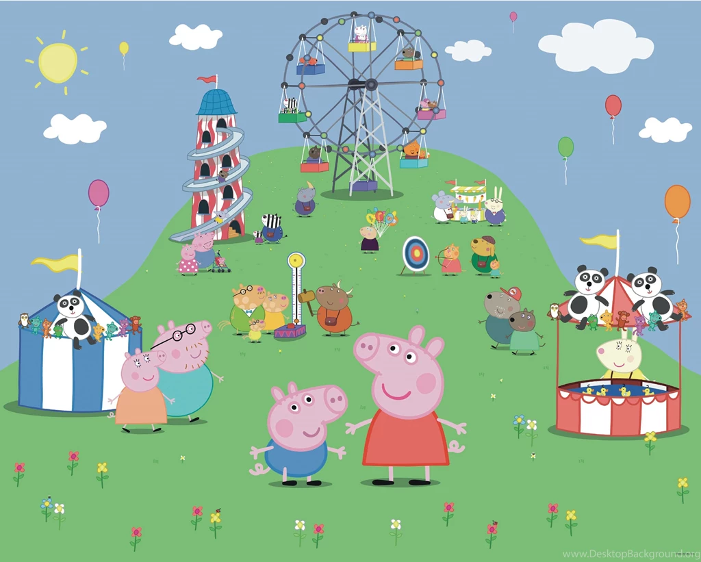 Peppa Pig Wall Mural