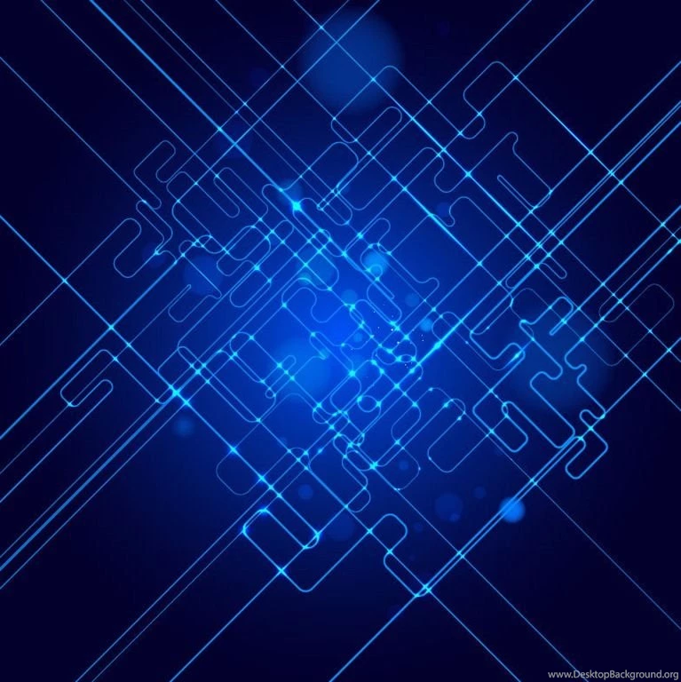 Abstract Tech Blue Backgrounds