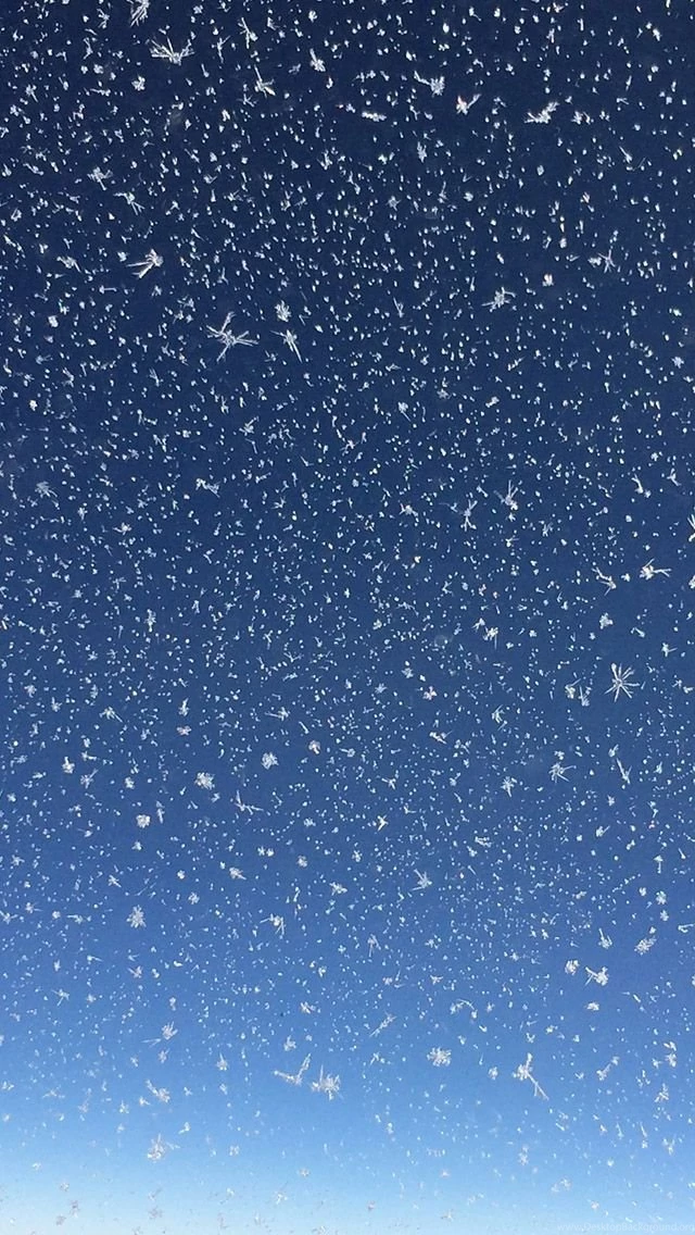 Iphone Wallpaper: Frozen Snowflakes